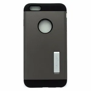 Spigen Slim Armor Case for iPhone 6s Plus/6 Plus - Gunmetal Gray / Black