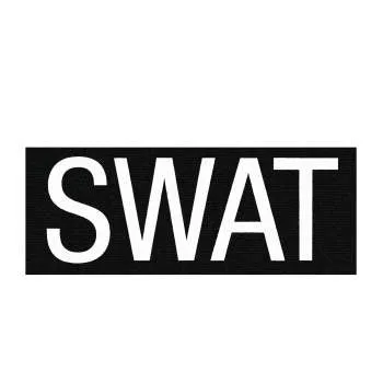 SWAT Patch With Hook Back