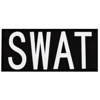 SWAT Patch With Hook Back