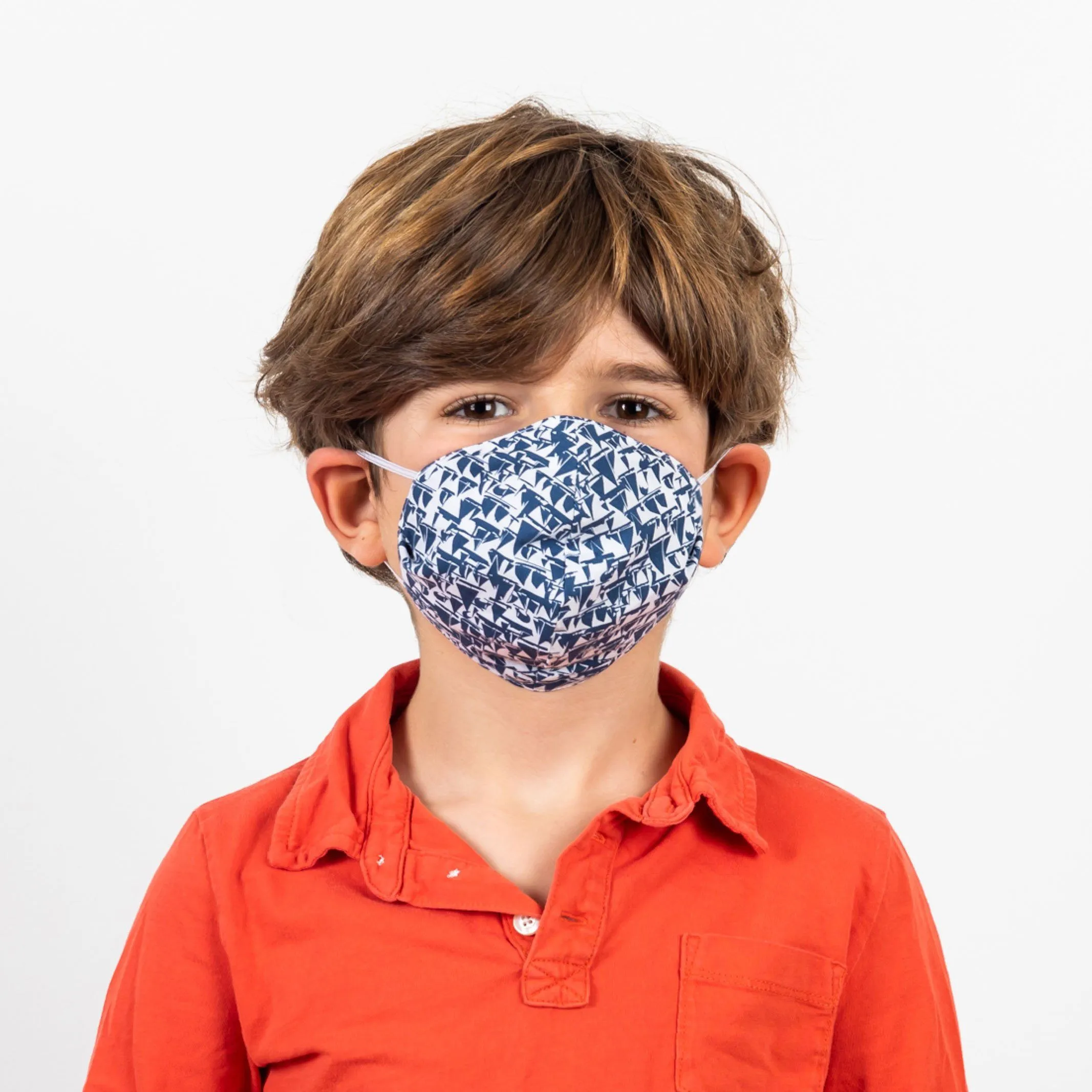 The Children’s Boat Print 2-Layer Cone Shape Mask