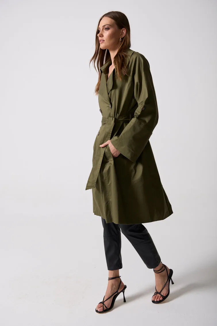 TIGGY LONGLINE TRENCH COAT