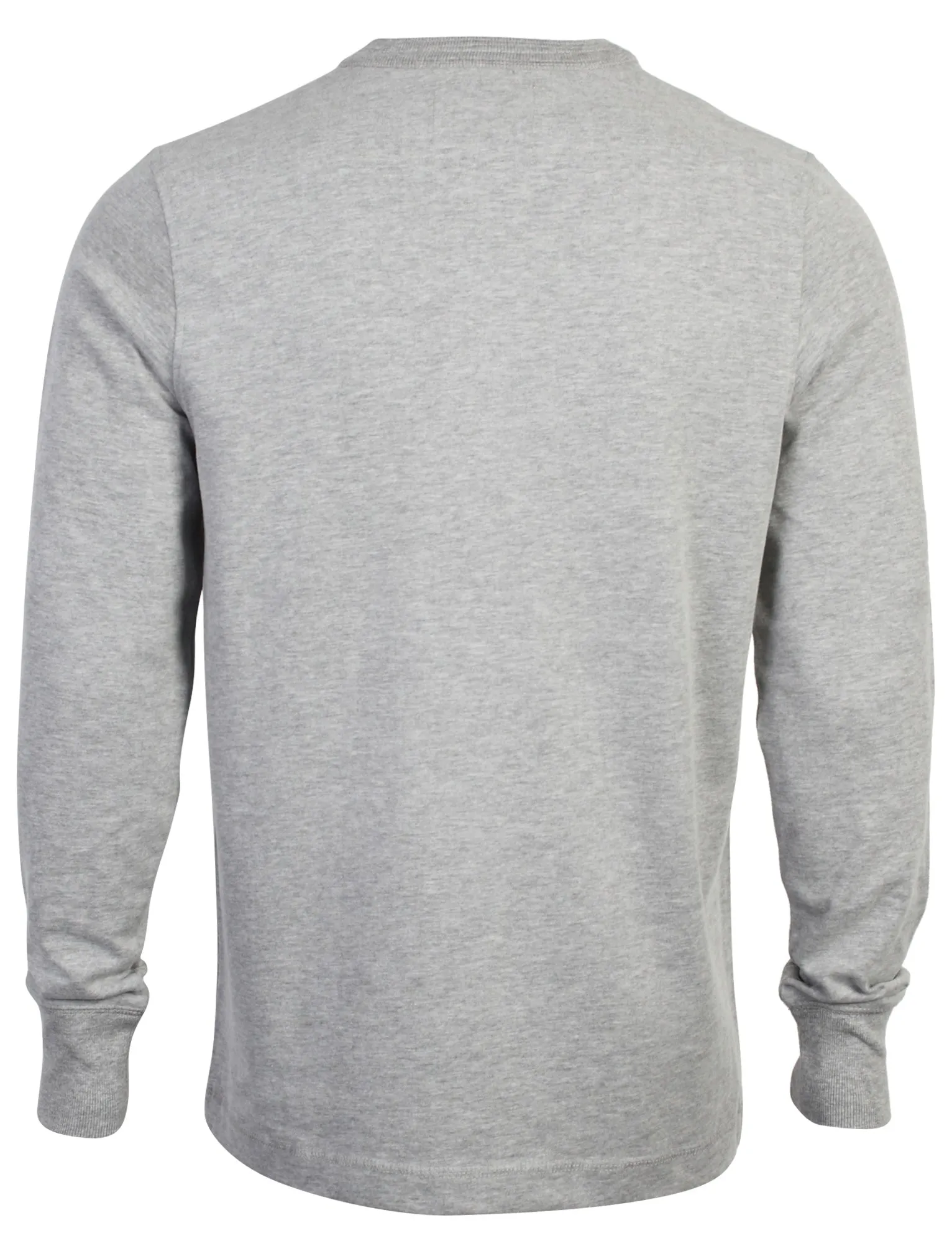 Tokyo Laundry Dawson Creek Henley T-Shirt in Light Grey Marl