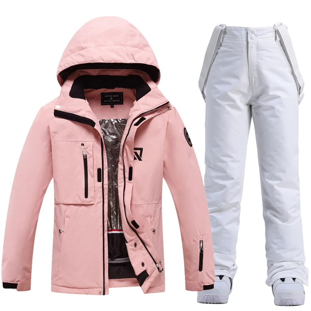 Unisex Outdoor Ski Jacket Pants Set