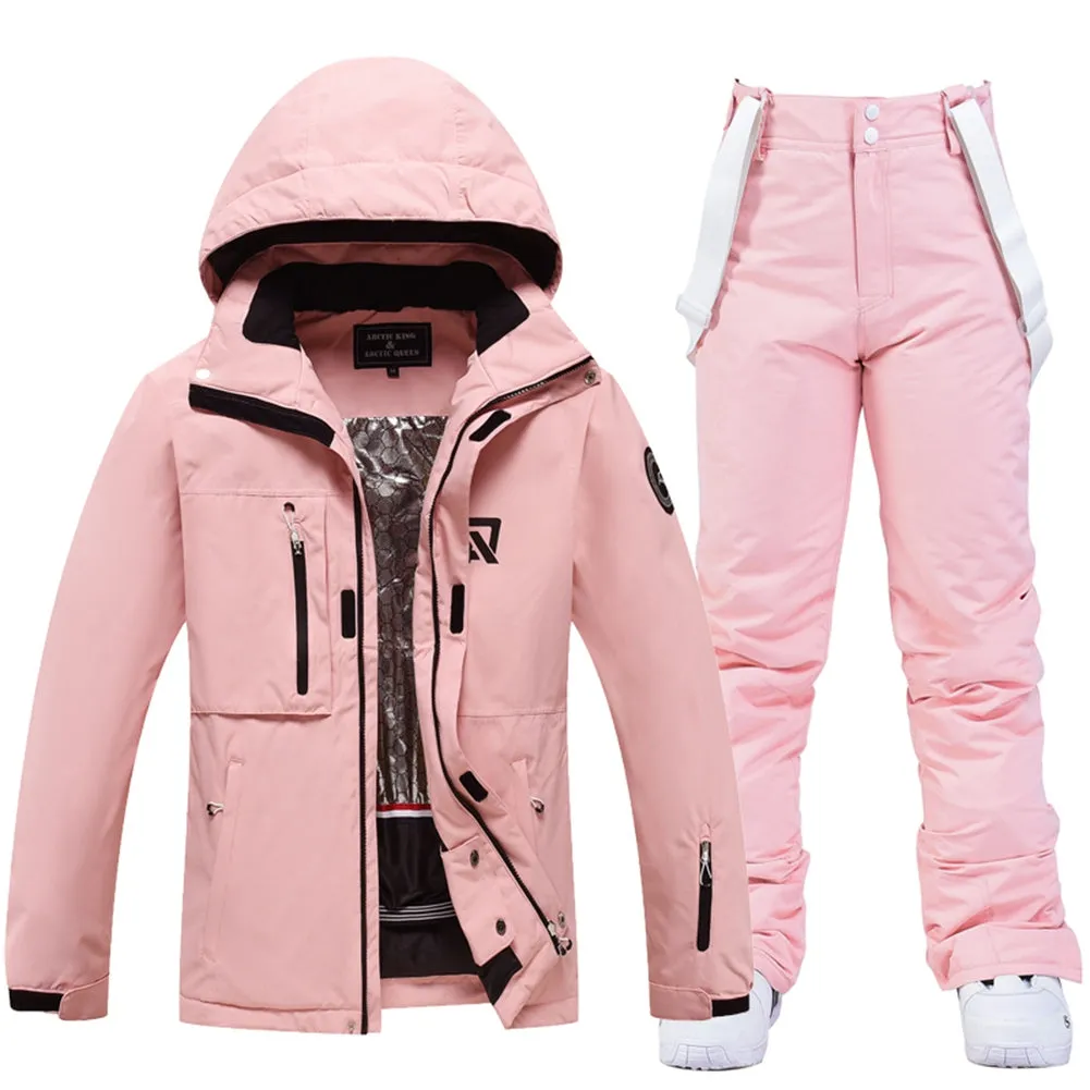 Unisex Outdoor Ski Jacket Pants Set