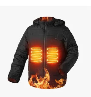 Winter Heated Down Jacket Veste Chauffante Rechargeable Battery USB Electric Heated Hooded Smart Jacket | M09