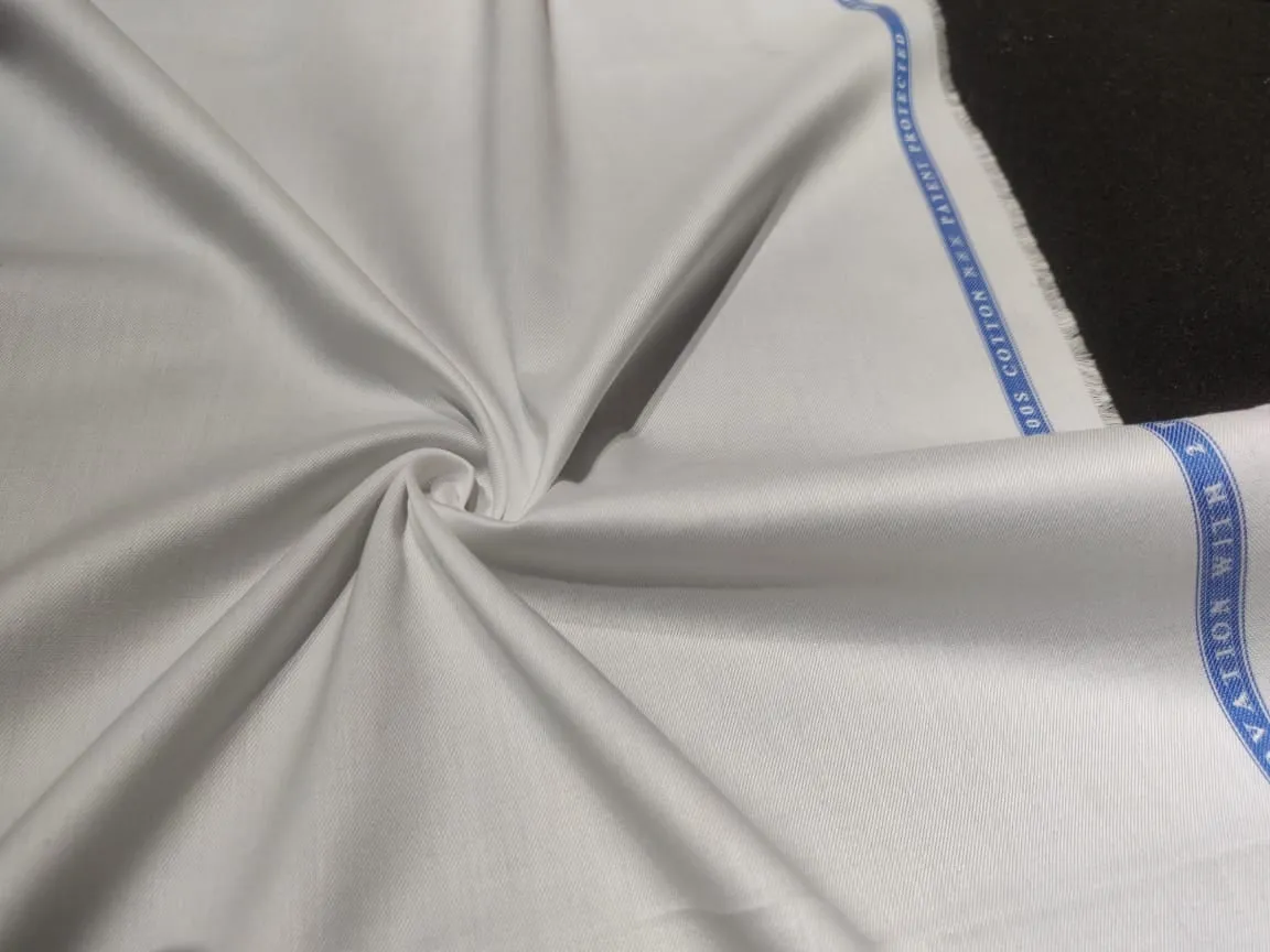 Zero iron White Fine Wrinkle Resistant Giza Cotton fabric 58" wide [11661]